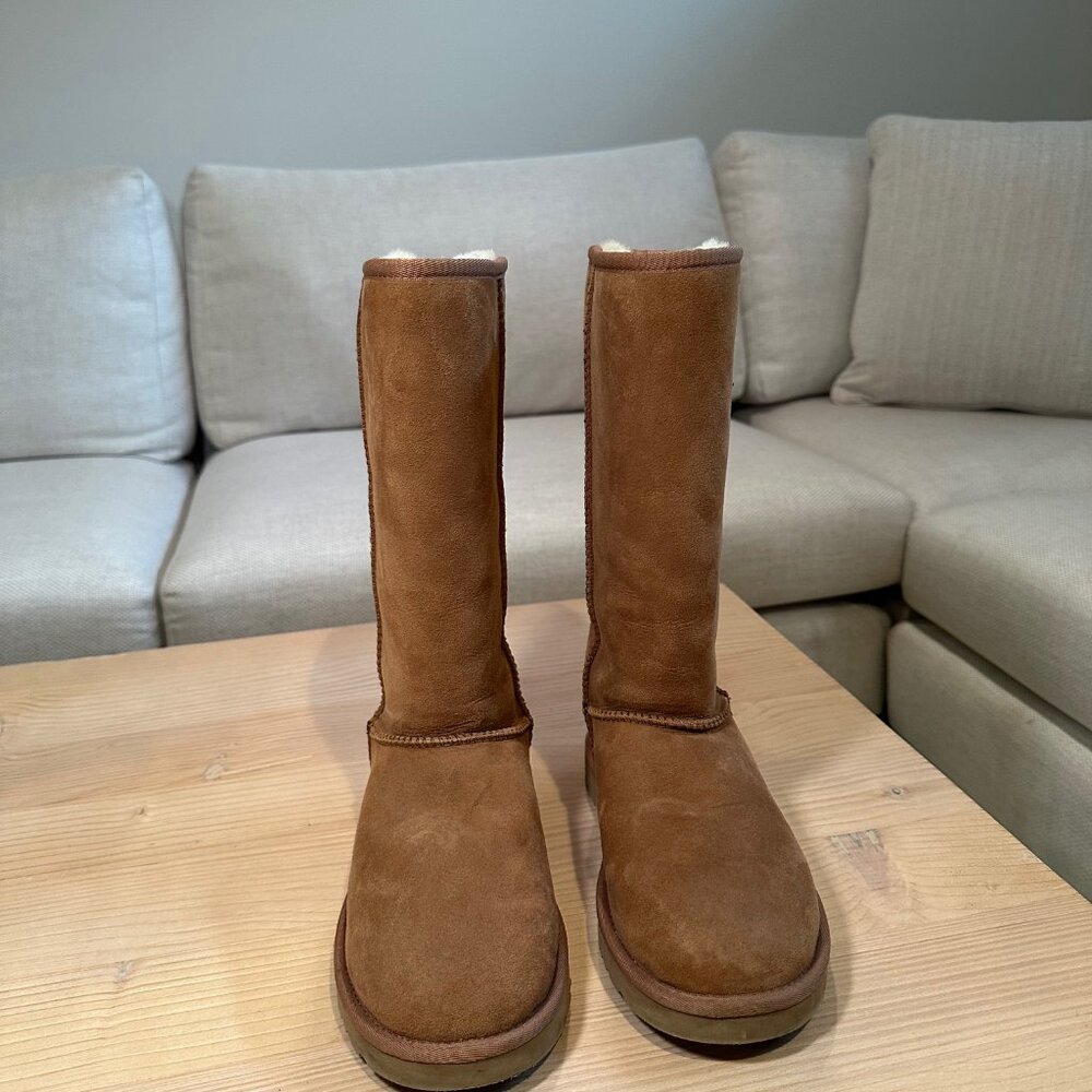 UGG Classic Tall Boots - Chestnut (Women’s Size 7) - Picture 2 of 11
